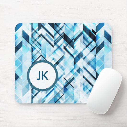 Moderne Abstrakte geometrische Mousepad (Mit Mouse)