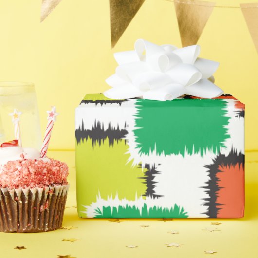 Moderne abstrakte geometrische Muster Geschenkpapi Geschenkpapier (Geburtstagsparty)