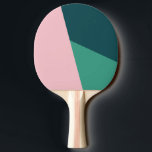 Moderne abstrakte geometrische Pastellfarben pink  Tischtennis Schläger<br><div class="desc">Farbige geometrische Kombination.</div>