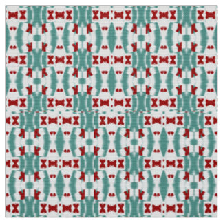 Moderne abstrakte geometrische Scharlach- und Türk Stoff