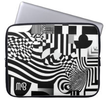 Moderne abstrakte geometrische Schwarz-Weiß-Muster
