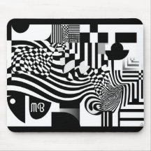 Moderne abstrakte geometrische Schwarz-Weiß-Muster