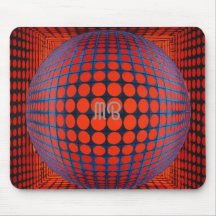Moderne abstrakte geometrische schwarze rote blaue