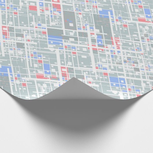 Moderne abstrakte geometrische Struktur. Geschenkpapier (Ecke)