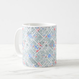 Moderne abstrakte geometrische Struktur. Kaffeetasse