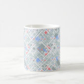 Moderne abstrakte geometrische Struktur. Kaffeetasse (Mittel)