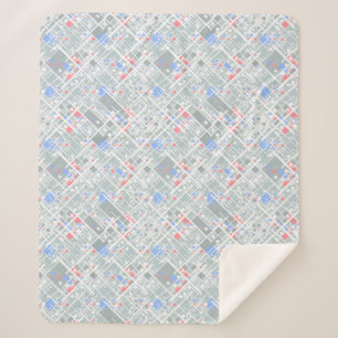 Moderne abstrakte geometrische Struktur. Sherpadecke