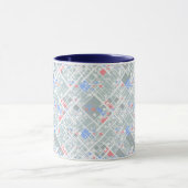 Moderne abstrakte geometrische Struktur. Tasse (Zentrum)