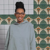 Moderne Abstrakte geometrische Symmetrie des Mitte Fliese