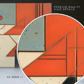 Moderne Abstrakte geometrische Symmetrie des Mitte Fliese