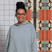 Moderne Abstrakte geometrische Symmetrie des Mitte Fliese