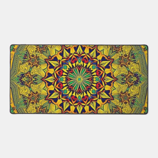 Moderne Abstrakte geometrische Wandkunst Schreibtischunterlage (Vorderseite)