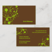 Moderne abstrakte Geschäfts-Karten-Schablone Visitenkarte (Vorne/Hinten)