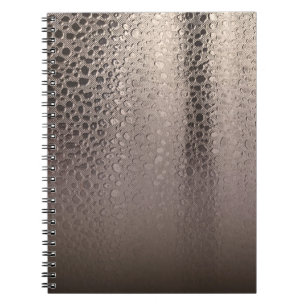 Moderne Abstrakte Glamour Silber Rosa Hauch Roségo Notizblock