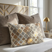 Moderne abstrakte Gold- und Marmor-Monogramm