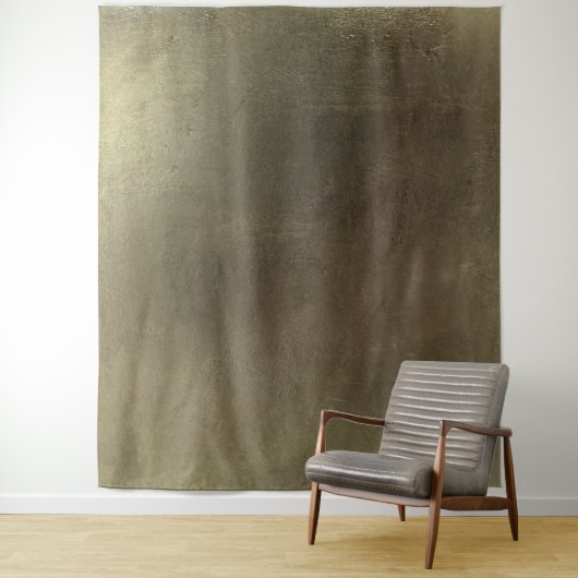 Moderne abstrakte Goldblatt-Textur Wandteppich (Beispiel)