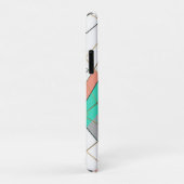 Moderne Abstrakte goldengeometrische Stroke Case-Mate iPhone Hülle (Hinten/Rechts)