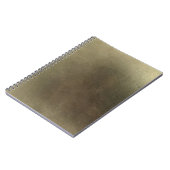 Moderne Abstrakte Goldleaf-Hochzeit Notizblock (Linke Seite)