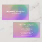 Moderne Abstrakte Gradient Creative Künstlerisch C Visitenkarte (Vorne/Hinten)