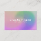 Moderne Abstrakte Gradient Creative Künstlerisch C Visitenkarte (Vorderseite)