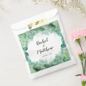 Moderne Abstrakte Grüne Hochzeit Geschenktütchen (Versiegelt)