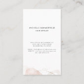 Moderne Abstrakte Haarstühle nach Maß Visitenkarte (Rückseite)