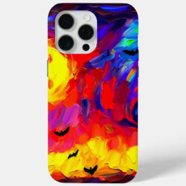 Moderne Abstrakte Halloween-Nacht Case-Mate iPhone Hülle