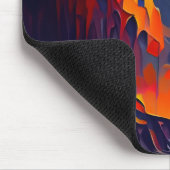 Moderne Abstrakte Halloween-Nacht Mousepad (Ecke)