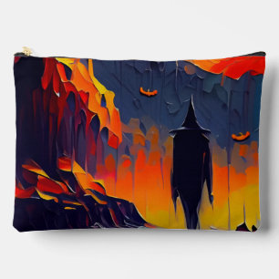 Moderne Abstrakte Halloween-Nacht Zubehörtasche