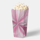 Moderne abstrakte hellrosa graue Fraktal-Design Geschenkschachtel (Geplatzt)