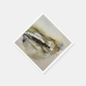 Moderne Abstrakte Herbstfarbe Serviette (Ecke)