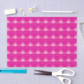 Moderne Abstrakte Herzen - Fuchsia Pink Seidenpapier (Handwerk)