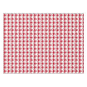 Moderne Abstrakte Herzen - Rot und Weiß Tischdecke (Vorderseite (Horizontal))