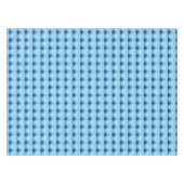 Moderne Abstrakte Herzen - Sky Blue und Cobalt Tischdecke (Vorderseite (Horizontal))