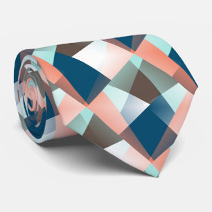 Moderne abstrakte hippe geometrische Mosaik-Kunst- Krawatte