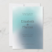 Moderne Abstrakte Hochzeit Save The Date (Vorderseite)