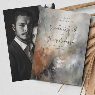 Moderne Abstrakte Hochzeit Save The Date