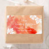 Moderne abstrakte Hochzeit von Korallenpfirsichen (Insitu)