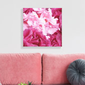 Moderne, abstrakte, hübsch rosa rosa, digitale Kun Leinwanddruck (Insitu (Wohnzimmer))