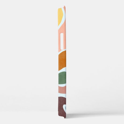 Moderne abstrakte Illustration in Erdtönen. Case-Mate iPhone Hülle (Rückseite / Rechts)