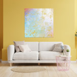 Moderne Abstrakte Imitate Gold Glitzer Paint Leinwanddruck<br><div class="desc">Modernes und stilvolles Design aus gedehntem Leinwand mit abstraktem pastellfarbenem Hintergrund mit Imitaten goldenen Glitzer Pinselstriche.</div>