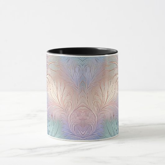 Moderne Abstrakte Iridescent Coffee Tasse (Zentrum)