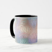 Moderne Abstrakte Iridescent Coffee Tasse (Vorderseite Links)