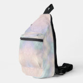 Moderne Abstrakte Iridescent Crossbody Bag (Rechte Ecke)
