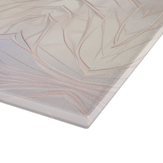 Moderne Abstrakte Iridescent Cutting Board Schneidebrett (Ecke)