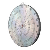 Moderne Abstrakte Iridescent Dartboard Dartscheibe (Vorderseite rechts)