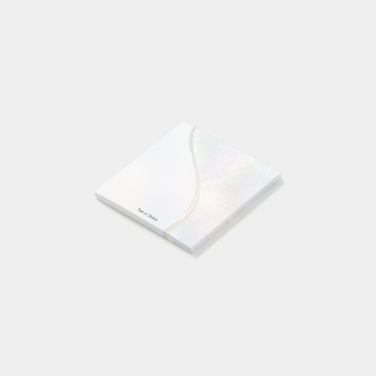 Moderne Abstrakte Iridescent Post Notizen (angewinkelt)