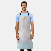 Moderne Abstrakte irideszierende Schürze (Getragen)