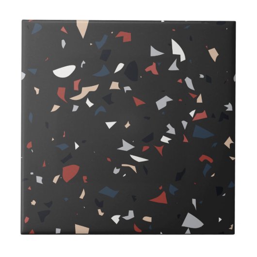 Moderne Abstrakte italienische Terrazzo Seamless M Fliese (Vorderseite)