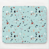 Moderne Abstrakte italienische Terrazzo Seamless M Mousepad (Vorne)